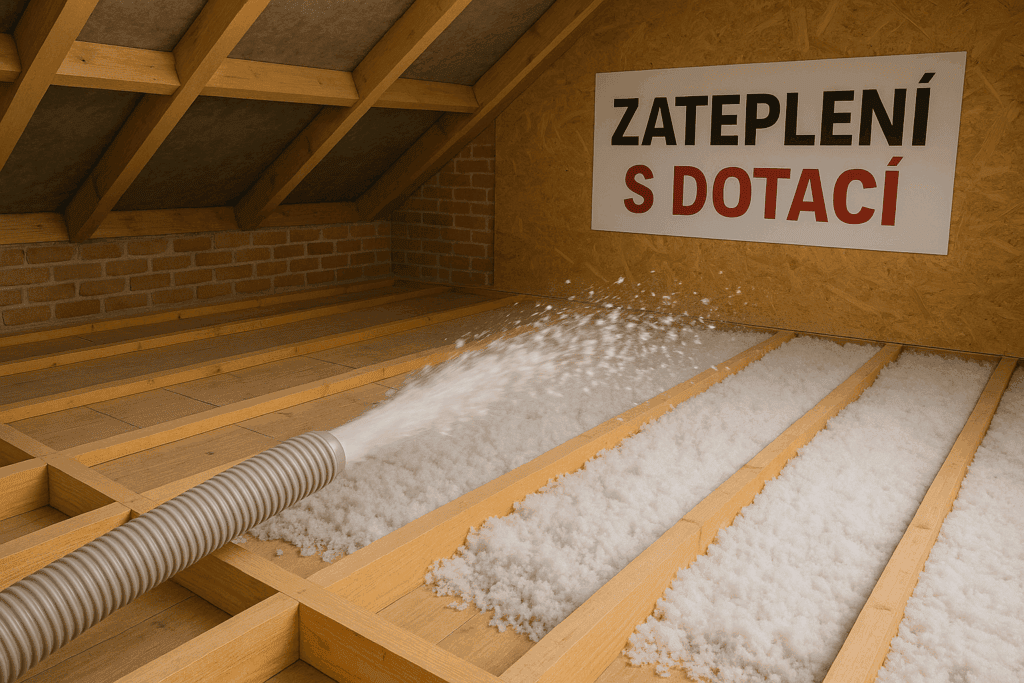 Realizace zateplení půdy domu s dotací